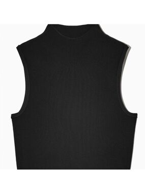 COS Cropped Knitted Sleeveless Top in Black